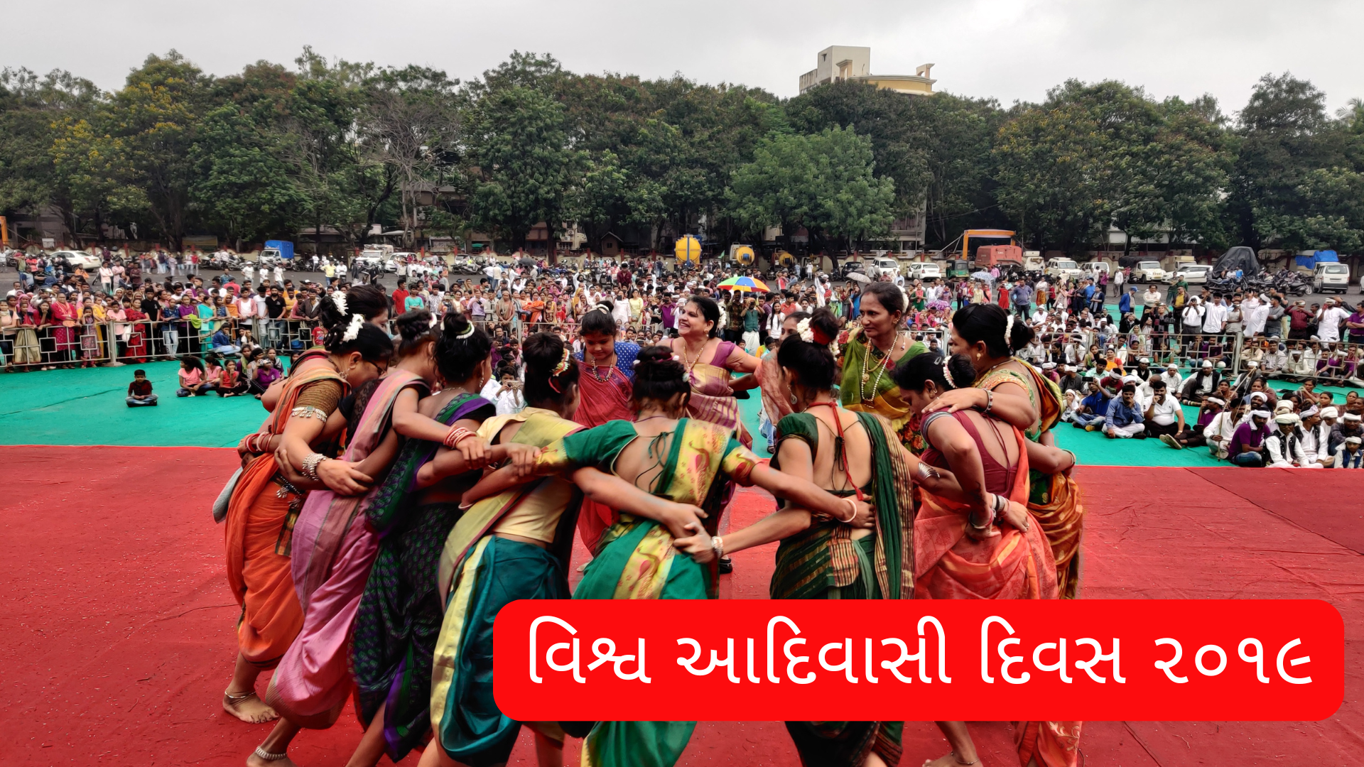વિવિધ આદિવાસી સમાજોના પરંપરાગત નૃત્યોનું મંચ પર પ્રદર્શન